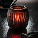 Hollowick 4100 Mystic Votive Holder for HD8, HD12, & HD15 - 4" x 4 1/4", Black thumbnail 2