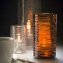 Hollowick 42517DA Typhoon Candle Holder for HD12, HD17, & HD26 - 2 5/8" x 5", Amber thumbnail 2