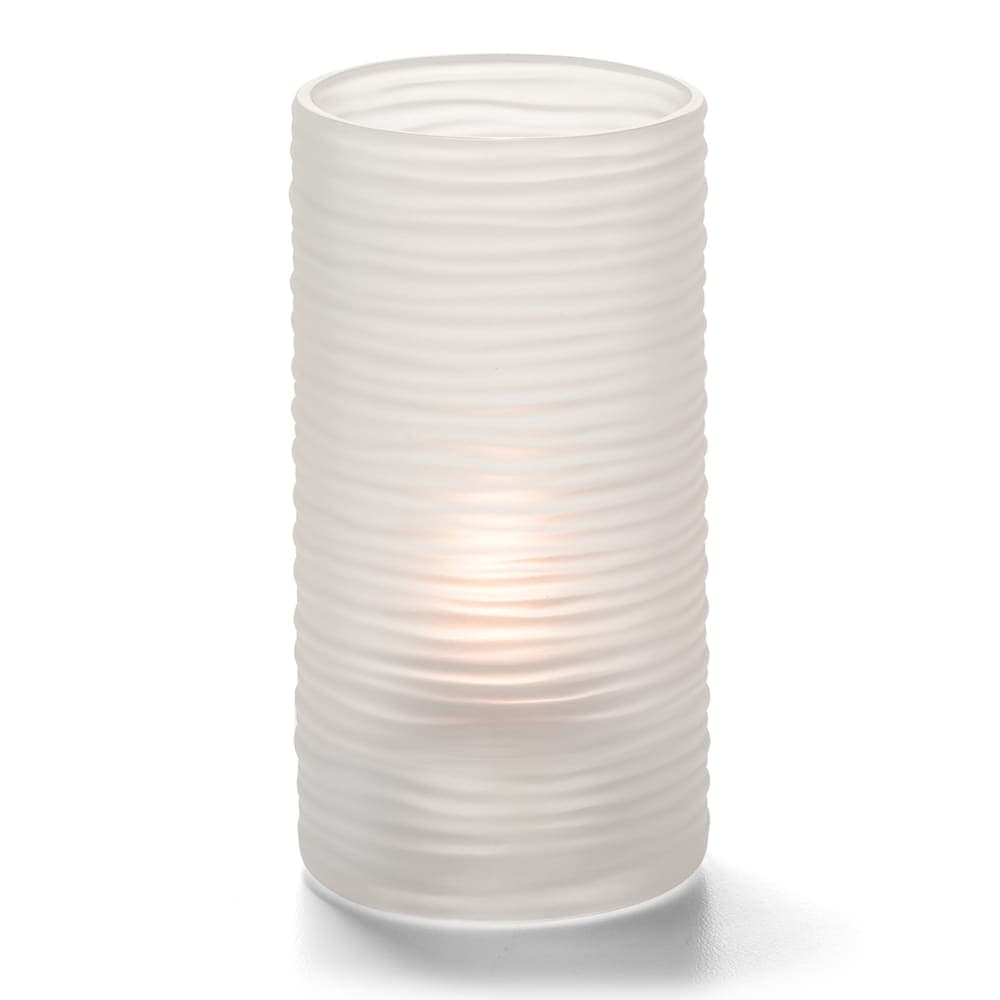 Hollowick 42517SC Typhoon Candle Lamp for HD12, HD17, & HD26 - 2 5/8"D x 5"H, Satin Crystal