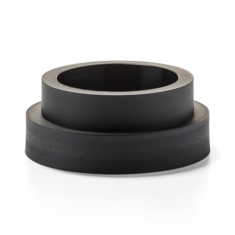 Hollowick 450 Reversible Flip Base for Gala Mid Size & Large, 1 1/4 x 3 1/4", Nylon, Black