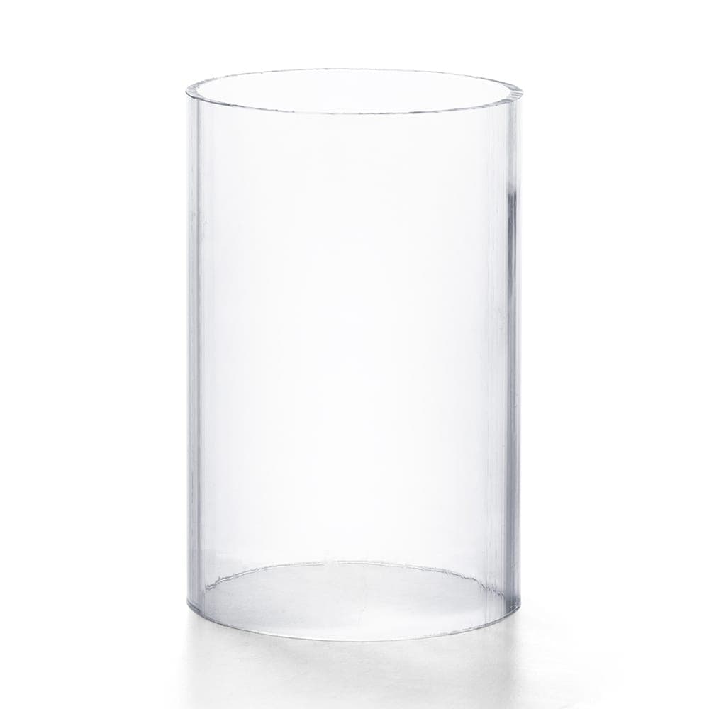 Hollowick 4844 Shade Support Cylinder - 3"D x 4 1/2"H, Plastic, Clear