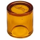 Hollowick 5140A Tealight Glass Lamp, Amber, Thick Glass, 2 7/8"H x 2 3/4"dia. thumbnail 5