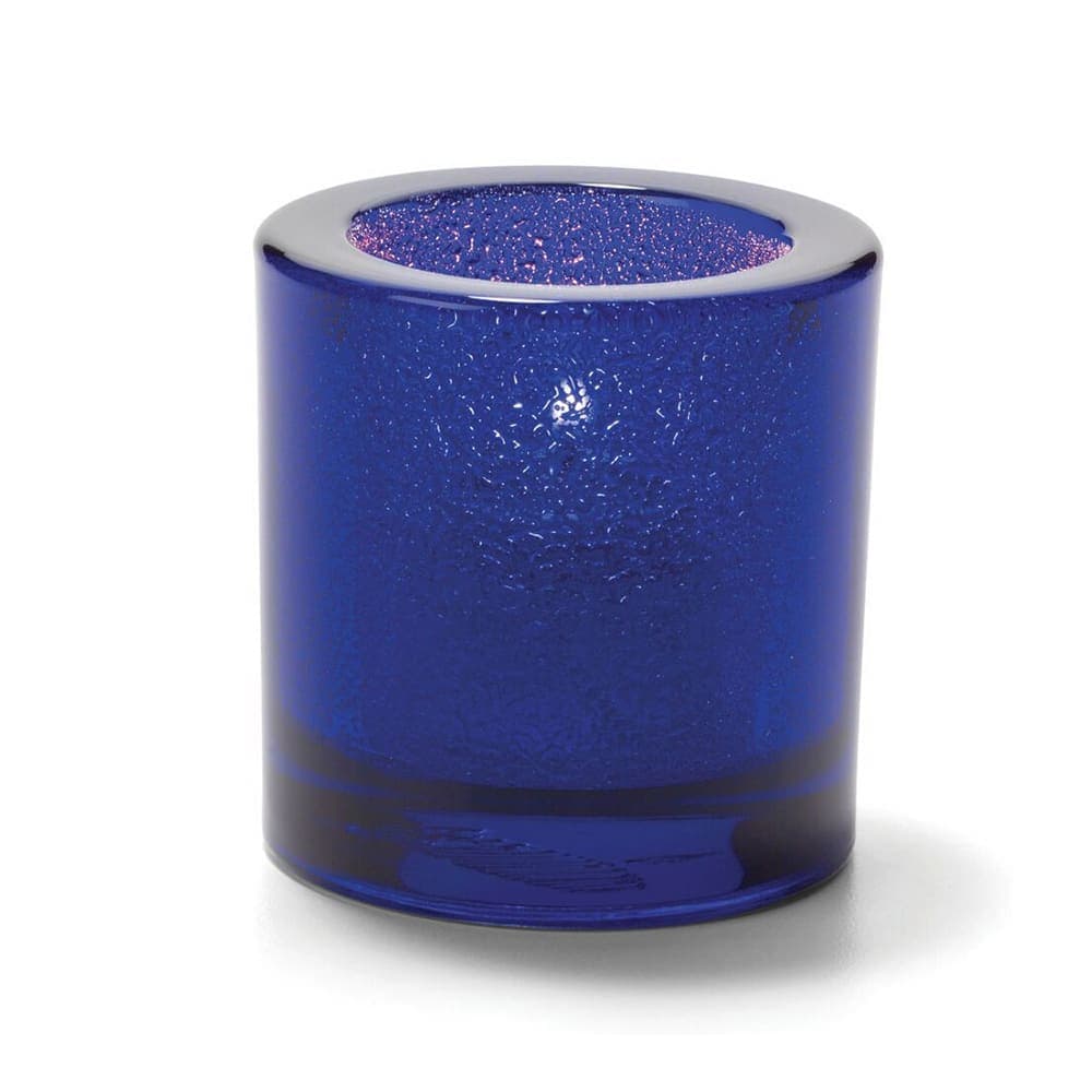 Hollowick 5140CBLJ Tealight Lamp for HD8 2 3/4 x 2 7/8", Glass, Cobalt Blue Jewel