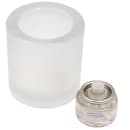 Hollowick 5140F Tealight Glass Lamp, Satin Crystal, Thick Glass, 2 7/8"H x 2 3/4" Dia. thumbnail 3