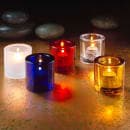 Hollowick 5140R Tealight Glass Lamp, Ruby, Thick Glass, 2 7/8"H x 2 3/4"dia. thumbnail 2