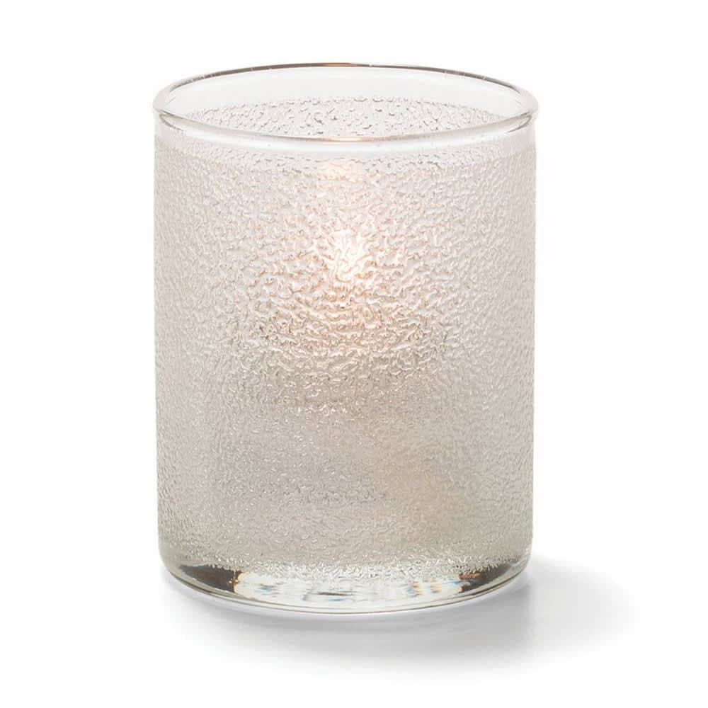 Hollowick 5176CI Tealight Lamp w/ Cylinder Style, 2 1/2" x 2", Glass, Clear Ice