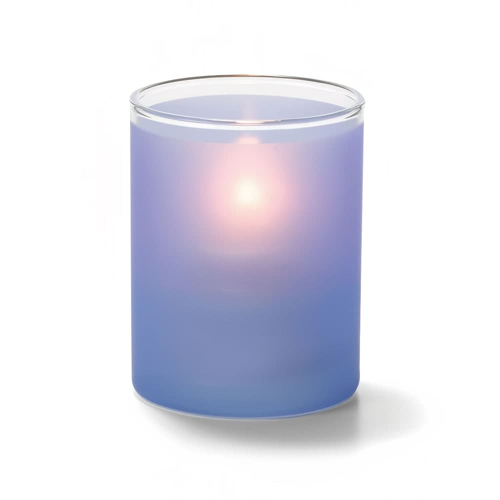 Hollowick 5176SDB Tealight Lamp w/ Cylinder Style, 2 1/2" x 2", Glass, Satin Dark Blue