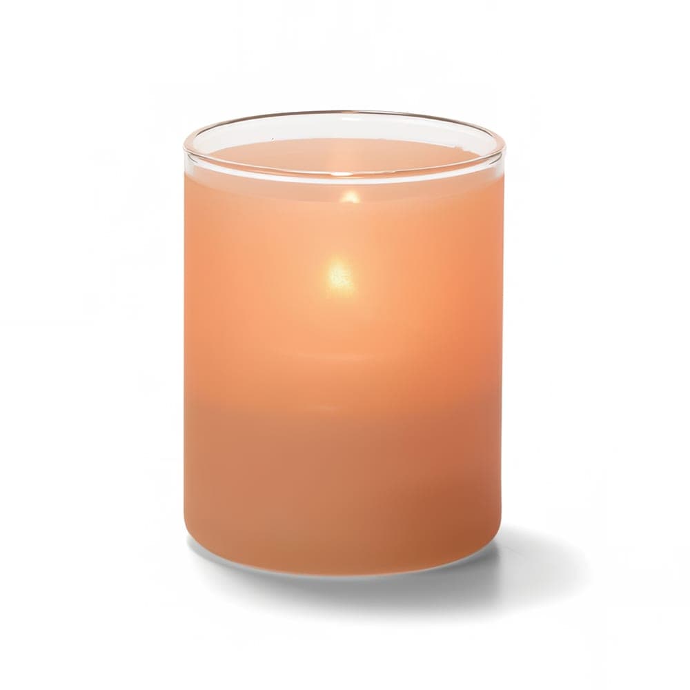 Hollowick 5176STC Tealight Lamp w/ Cylinder Style, 2 1/2" x 2", Glass, Satin Terra Cotta
