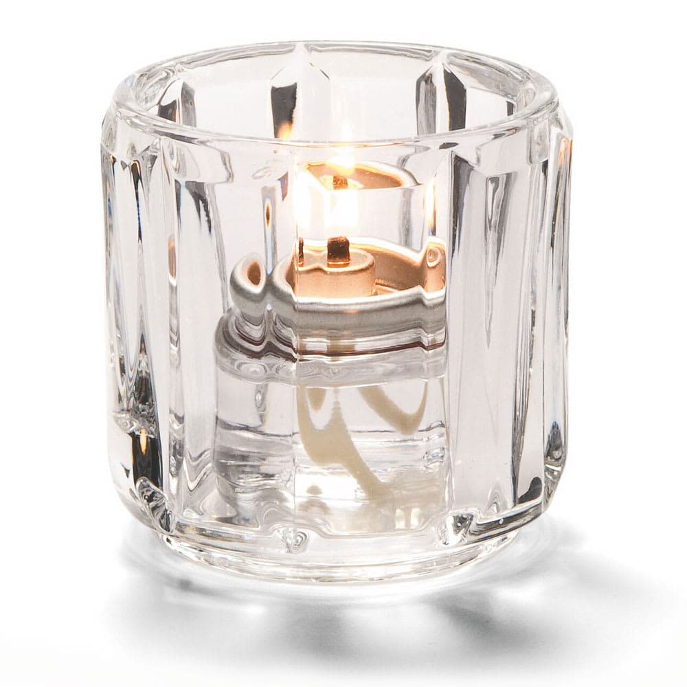 Hollowick 5690C Tealight Lamp for HD8 Fuel Cells, 2 1/2" x 2 3/8", Glass, Clear