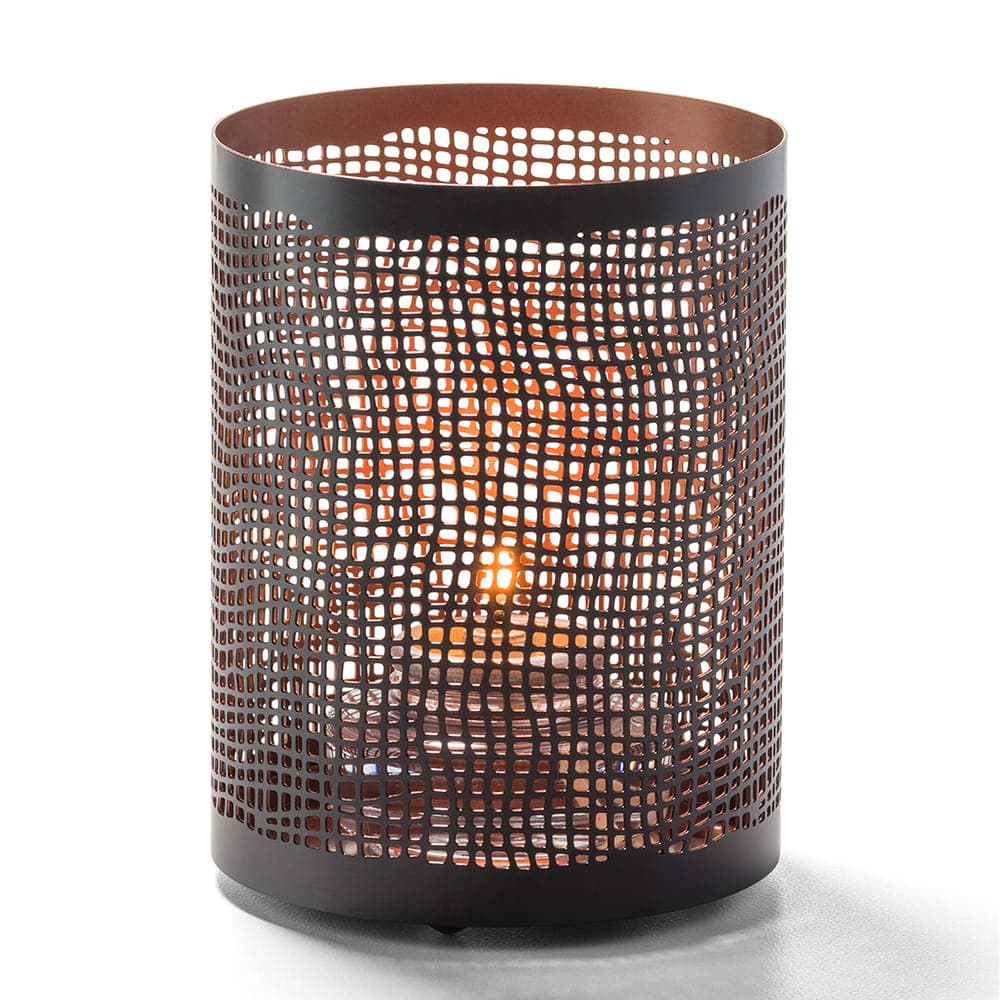 Hollowick 6317 Chantilly™ Votive Lamp for HD12, HD17, & HD26 - 3 1/8"D x 4"H, Black & Copper