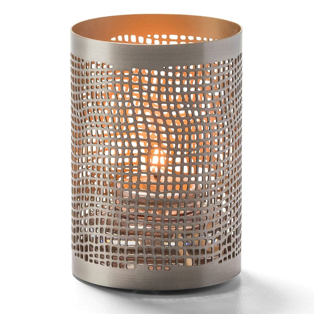 Hollowick 6405 Chantilly™ Votive Lamp for HD8, HD10, & HD12 - 2 3/8"D x 3 3/8"H, Pewter & Copper