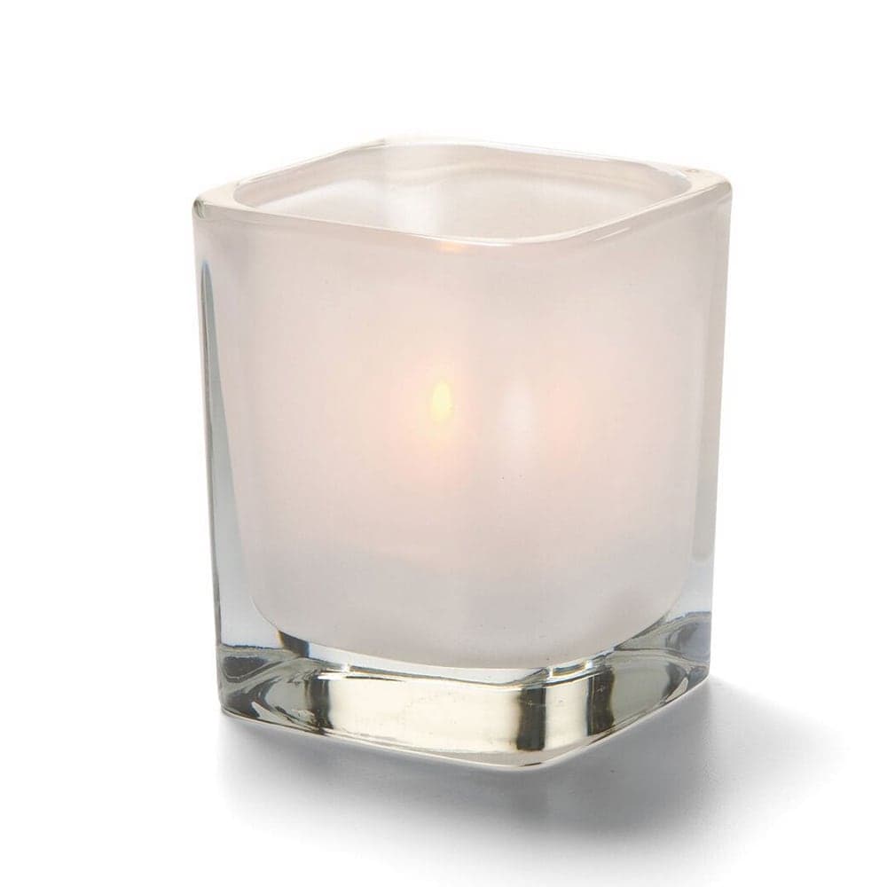 Hollowick 6505SL Tetra Votive for HD8, HD12 & HD15, 3 1/2" x 3", Satin Linen