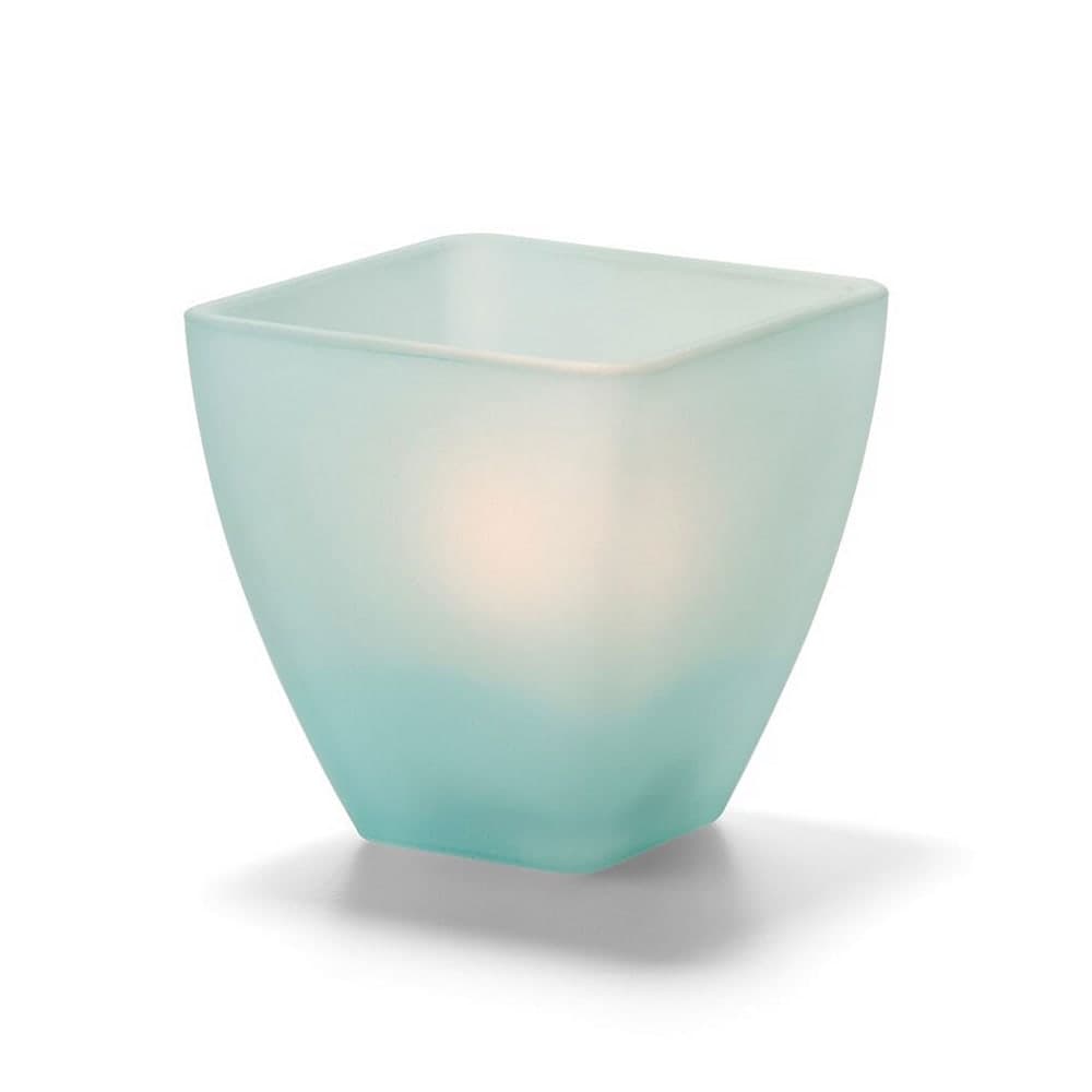 Hollowick 67SCG Votive Globe, Satin Crystal, Seafoam