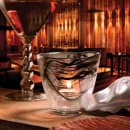 Hollowick 6806BK Wysp Votive, 3 1/2" x 3 3/4", Glass, Black thumbnail 2