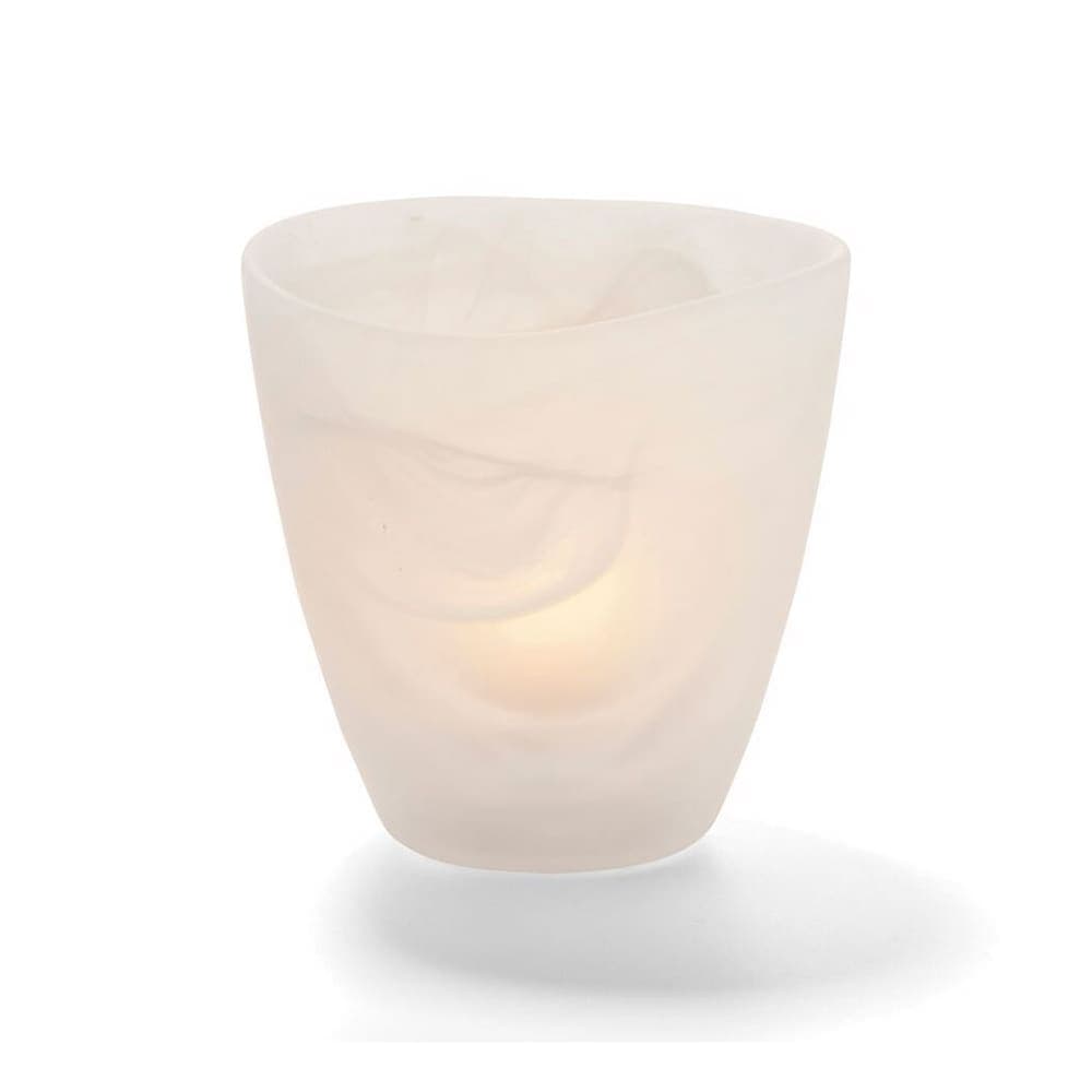 Hollowick 6817SC Wysp Votive, 3 1/2" x 3 3/4", Glass, Satin Crystal