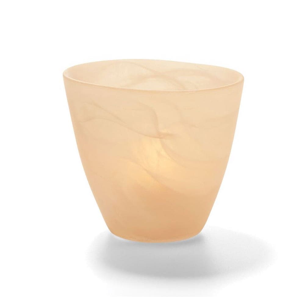 Hollowick 6817SCA Wysp Votive, 3 1/2" x 3 3/4", Glass, Satin Amber