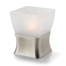 Hollowick OD29 Tealight / Votive Lamp Base, Metal, Odyssey, Satin Pewter, Use 67SC Globe thumbnail 2