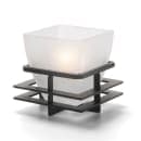 Hollowick SWRQD39 Low Craftsman Frame w/ Prairie Style Design, 3 1/2" x 3 1/2" x 2", Black Powder thumbnail 2