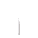 Hollowick TP8W-12DZ 8", Unwrapped Taper Candle, White thumbnail 2