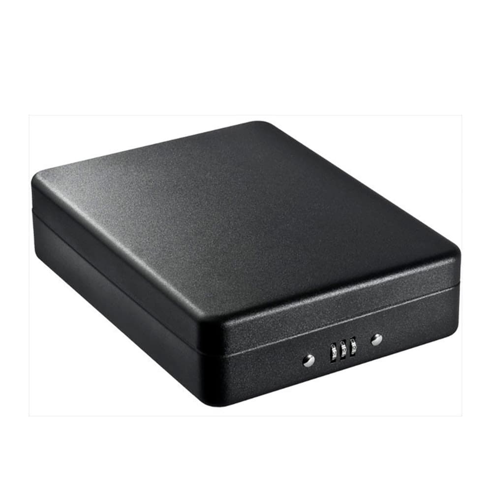 Barska Lock Box w/ Combination Lock - 10"L x 7 3/4"W x 2 3/4"H, Steel (AX11678)