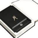 Barska Hidden Book Lock Box w/ Key Lock - 10 1/2"W x 7 1/2"H x 1 3/4"D, Steel (AX11682) thumbnail 4