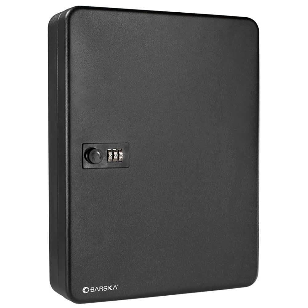 Barska 57 Key Cabinet w/ Combination Lock - Steel, Black (AX11822)