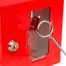 Barska Breakable Emergency Key Box with Attached Hammer - Steel, Red (AX11826) thumbnail 4
