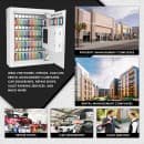 Barska 48 Key Cabinet Wall Safe w/ Keypad Lock - Steel, White (AX12658) thumbnail 7