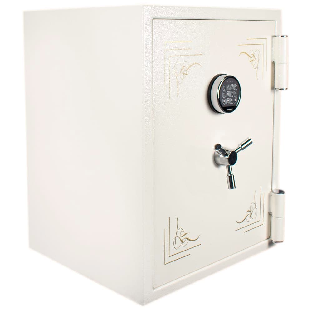 Barska 2.75 cu ft Jewelry Safe w/ Keypad Lock - Steel, White (AX13614)