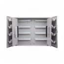 Barska 480 Key Cabinet w/ Key Lock - Steel, Gray (CB13240) thumbnail 6