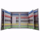 Barska 400 Key Cabinet w/ Keypad Lock - Steel, Gray (CB13604) thumbnail 2