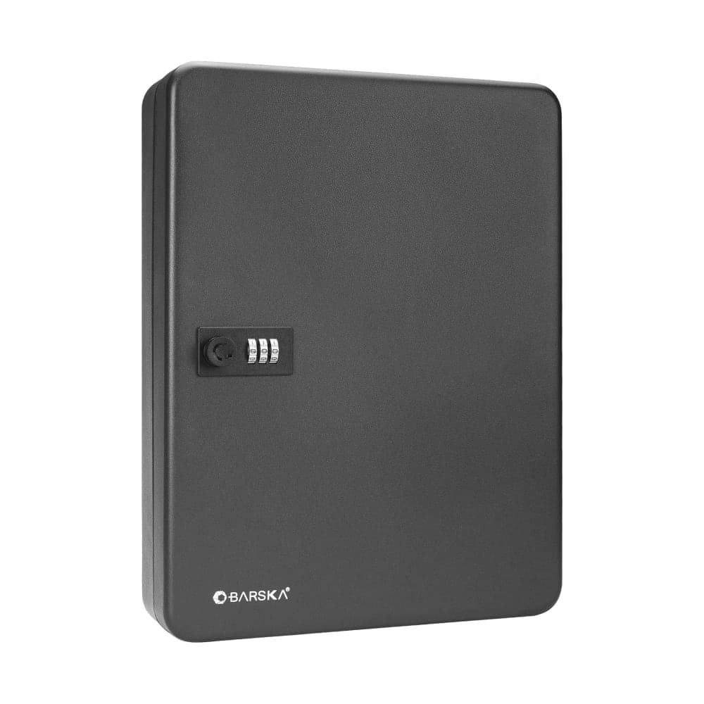 Barska 48 Key Cabinet w/ Combination Lock - Steel, Black (CB13606)