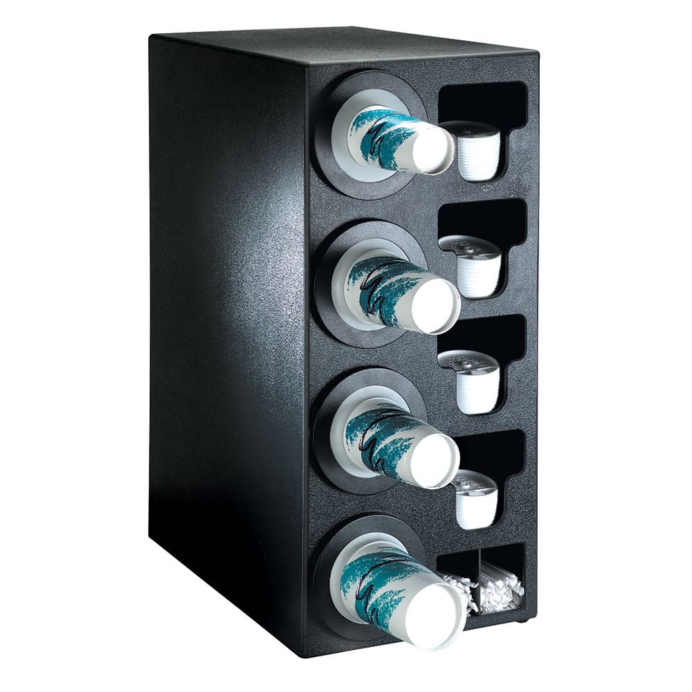 Dispense-Rite BFL-C-4BT Cup & Lid Organizer, Cabinet, (10) Compartment, All Cup Types