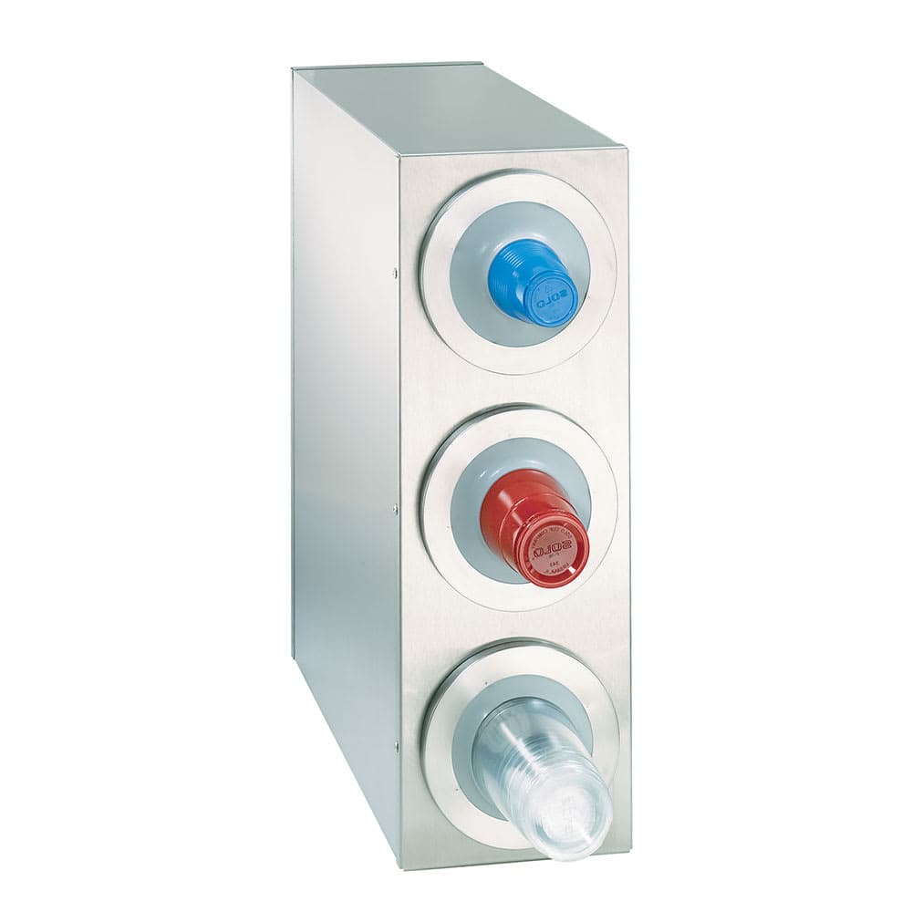 Dispense-Rite BFL-R-3SS Cup Dispenser, Cabinet, (3) Compartment, All Cup Types