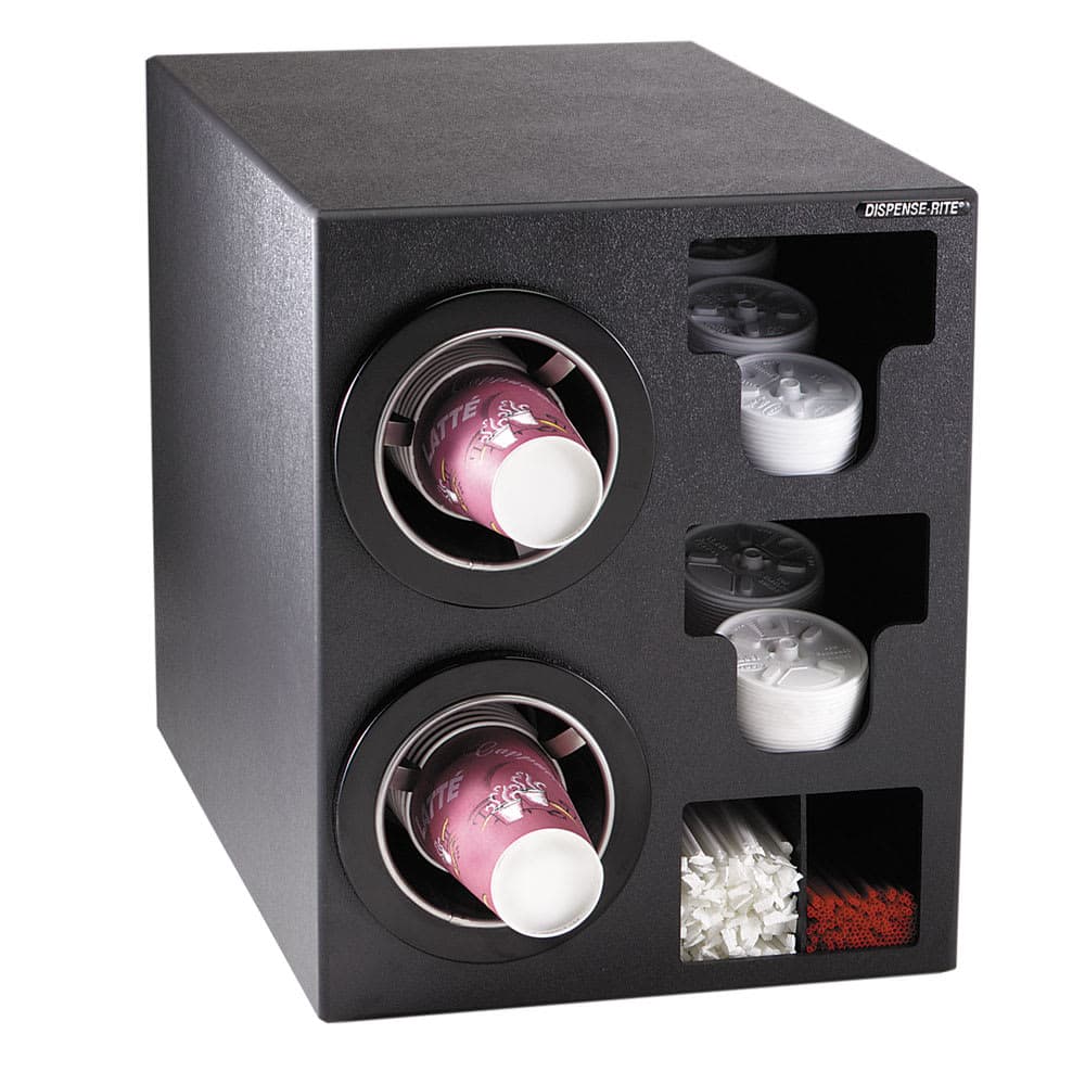 Dispense-Rite CTC-C-2BT Cup & Lid Organizer, Cabinet, (6) Compartment, All Cup Types