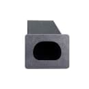 Dispense-Rite FMVS-1 1 Compartment Straw Holder - 7" x 12 1/4" x 6", Black thumbnail 2