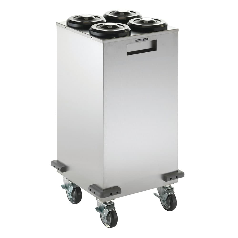 Dispense-Rite MCDC-SLR2X2 Cup Dispenser, Cart, (4) Compartment, All Cup Types