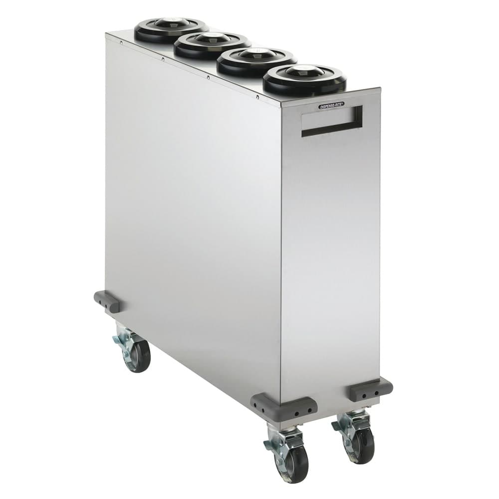 Dispense-Rite MCDC-SLR4X1 Cup Dispenser, Cart, (4) Compartment, All Cup Types
