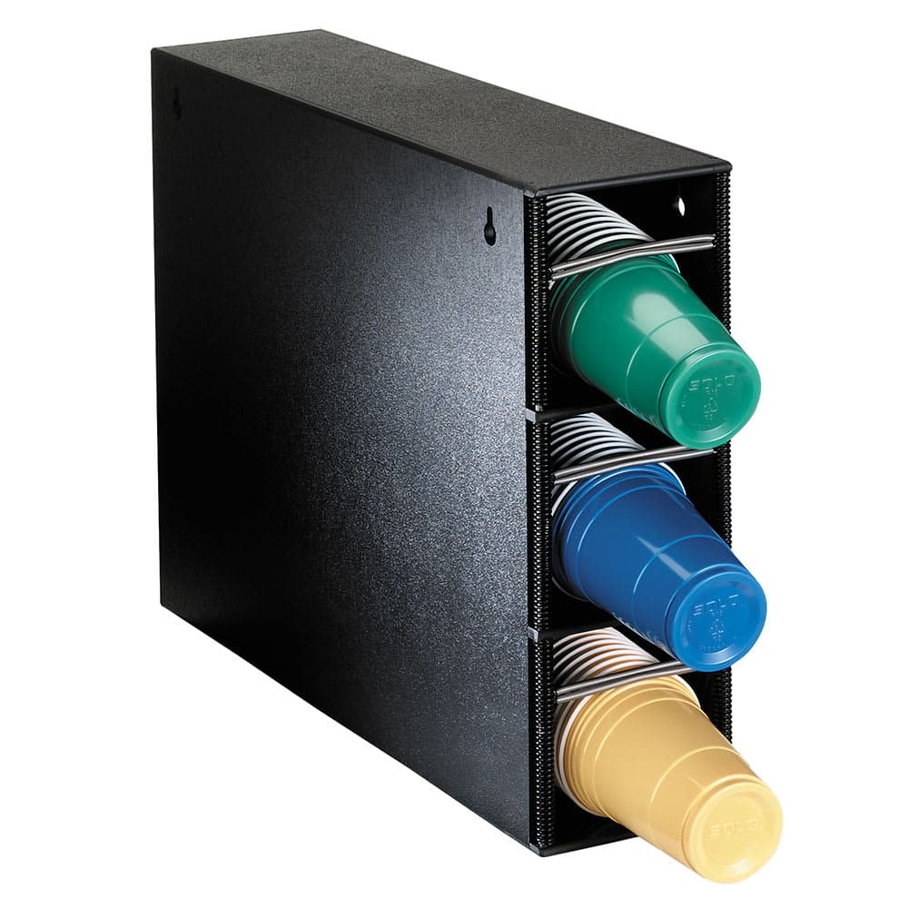 Dispense-Rite PL-CT-3BT Cup Dispenser, Cabinet, (3) Compartment, All Cup Types