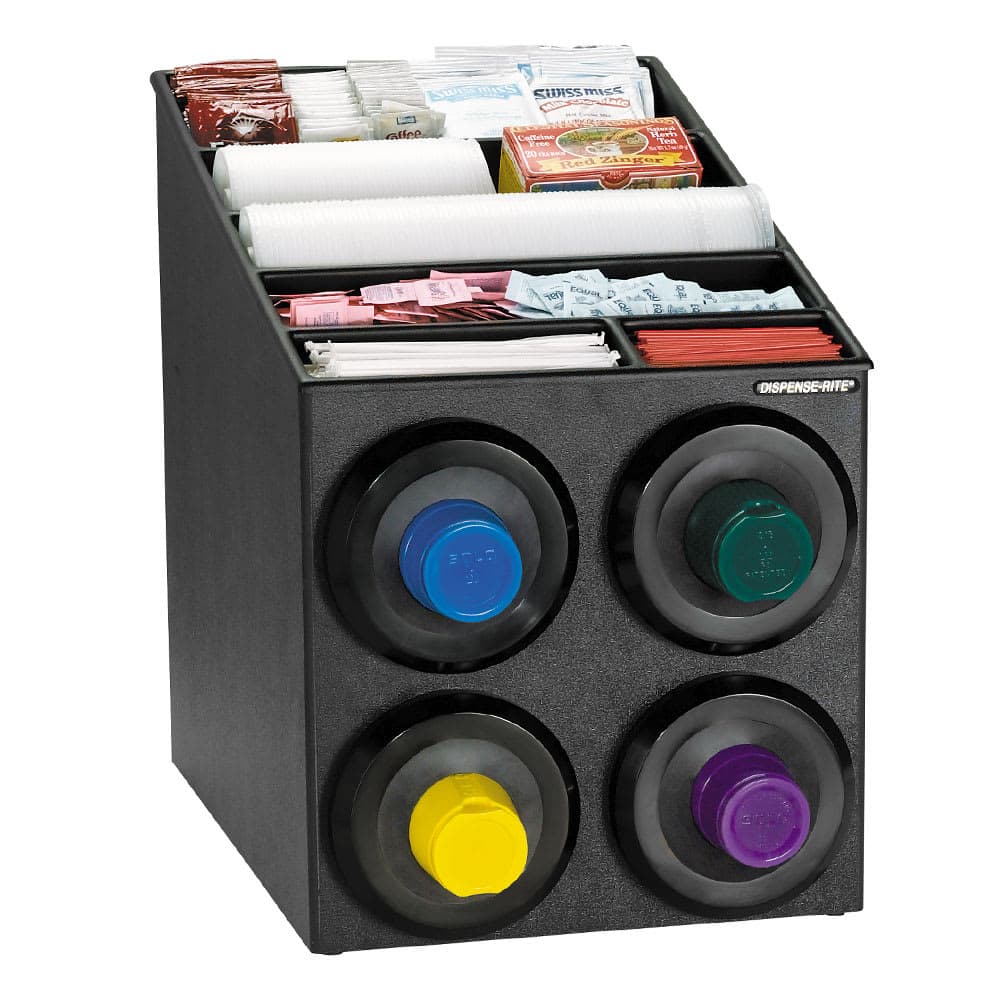 Dispense-Rite SLR-SL-2X2BT Cup & Lid Organizer, (10) Compartment, All Cup Types