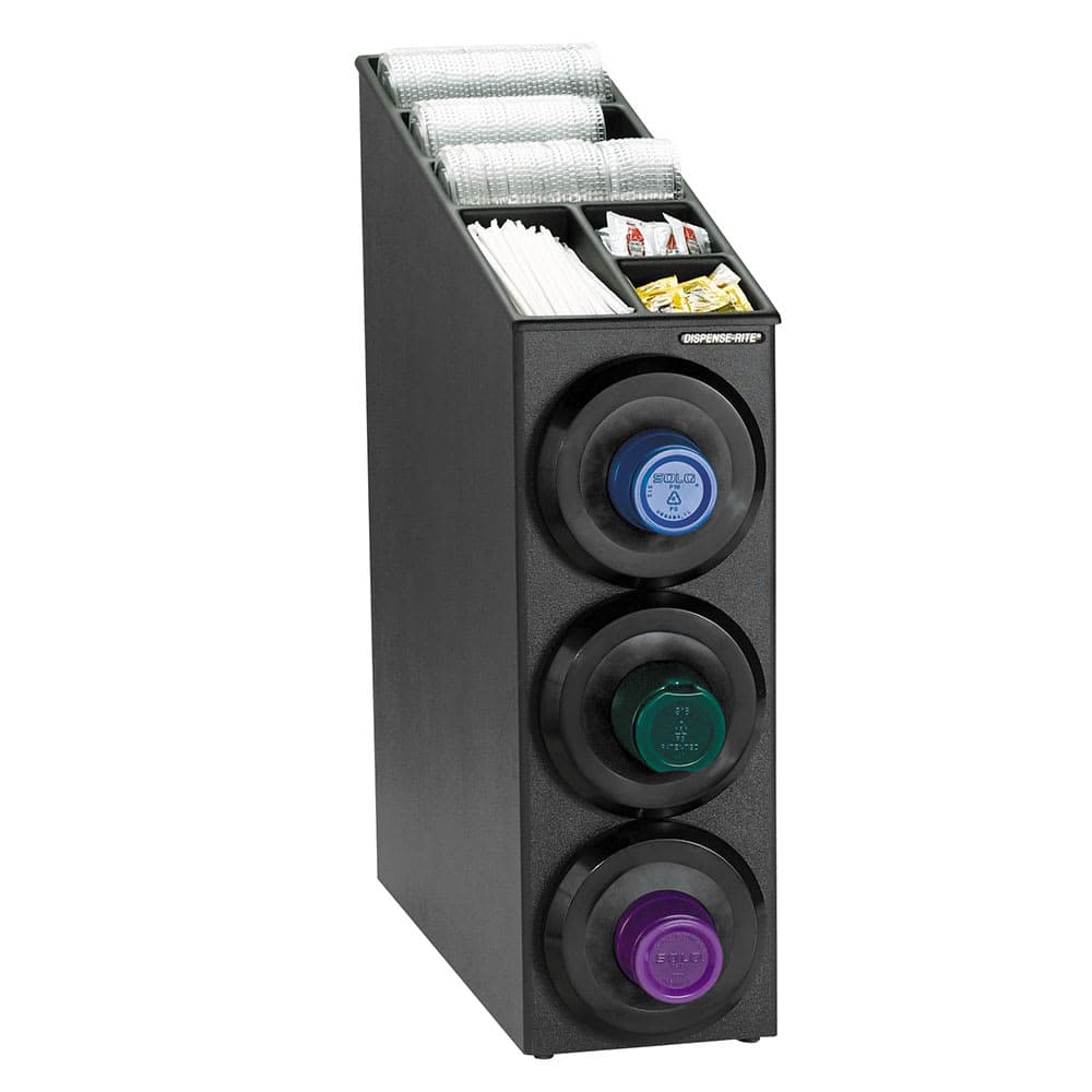 Dispense-Rite SLR-SL-3BT Cup & Lid Organizer, (9) Compartment, All Cup Types