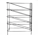 Dispense-Rite WR-CT-4 Cup Dispenser, Rack, (4) Compartment, All Cup Types thumbnail 3