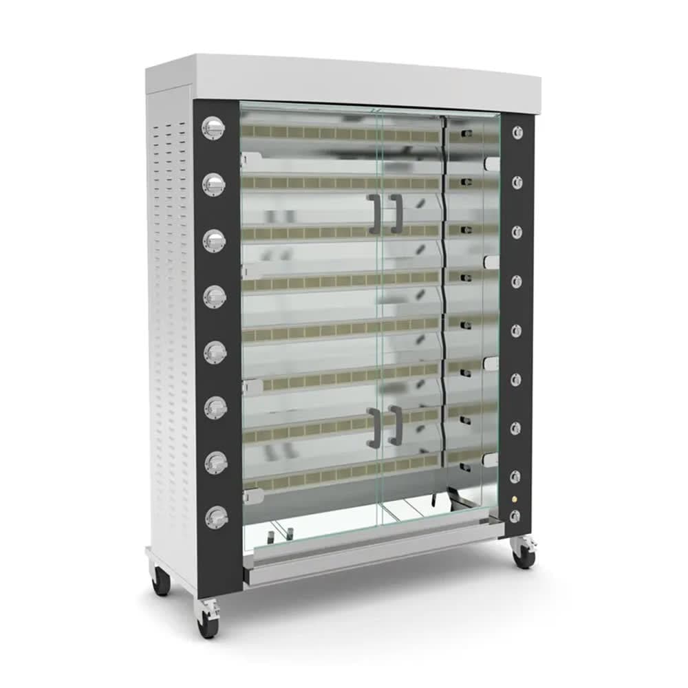 Rotisol USA 1400TPS Decorative Roof for FlamBoyant 1400 Rotisserie, Stainless Steel