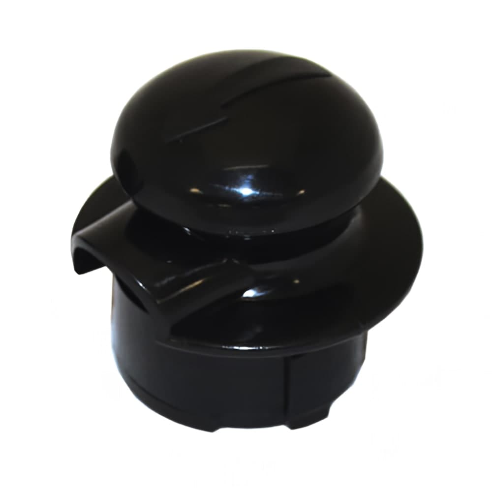 Service Ideas Stopper Lid For Classic Glass Carafe, Black (CGSTOP1)