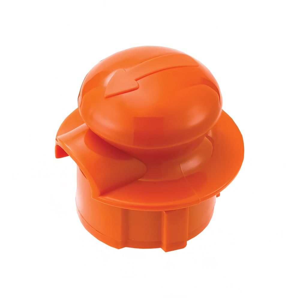 Service Ideas Stopper Lid For Classic Glass Carafe, Orange (CGSTOPOR)