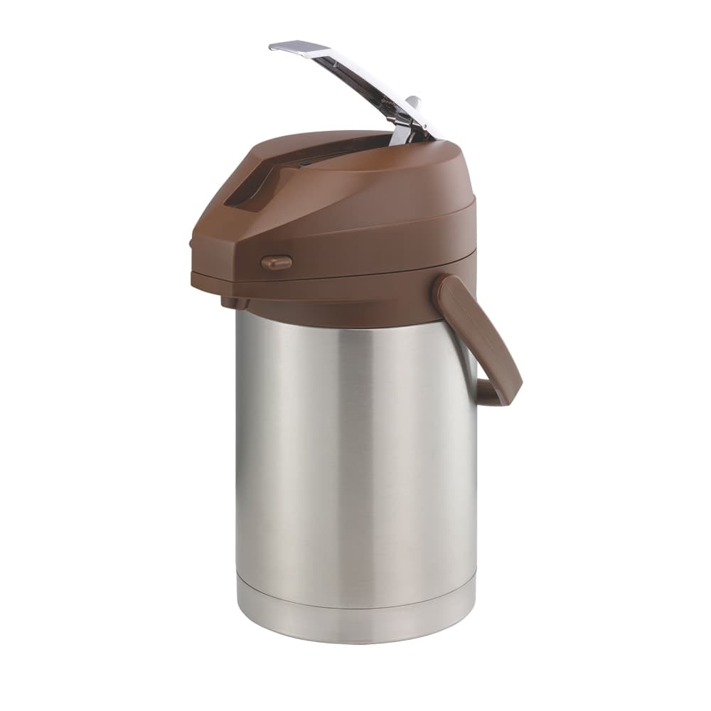 Service Ideas 2 1/2 Liter Lever Action Airpot, Stainless Steel Liner (CTAL25BR)
