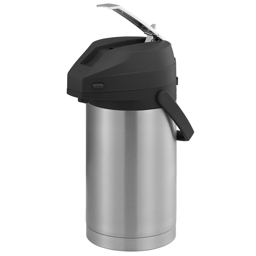 Service Ideas 3 Liter Lever Action Airpot w/ Stainless Liner - Vacuum Insulated, Stainless Steel (CTAL30BL)