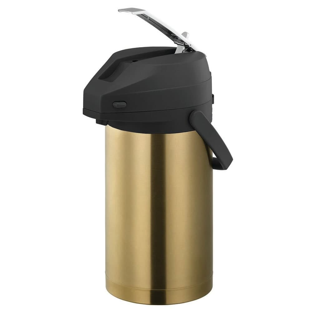 Service Ideas 3 Liter Lever Action Airpot - Stainless Steel Liner, Vintage Gold (CTAL30BLVG)