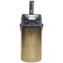 Service Ideas 3 Liter Lever Action Airpot - Stainless Steel Liner, Vintage Gold (CTAL30BLVG) thumbnail 2