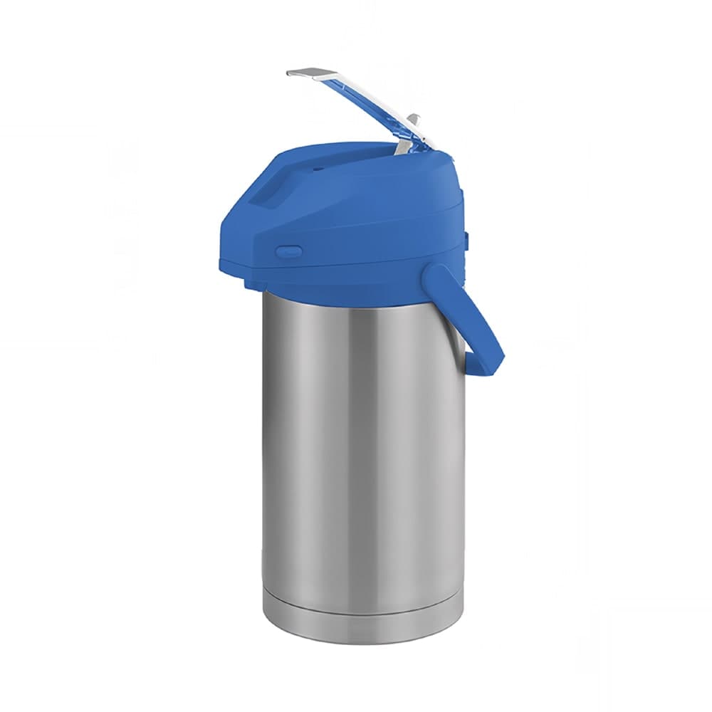 Service Ideas 3 7/10 Liter Lever Action Airpot, Stainless Steel Liner (CTAL37BLU)